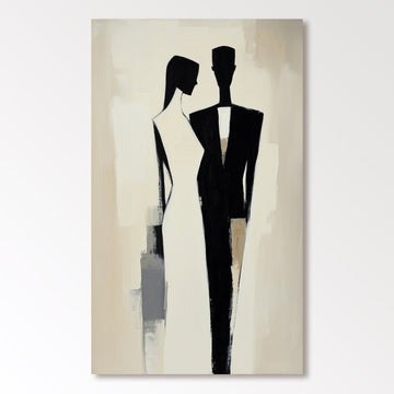Abstract Painting "Schattenpaar Eleganz”