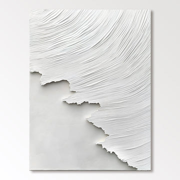 Abstract Painting "Serenidad Blanca”