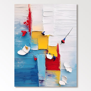 Abstract Painting "Sinfonía de Colores"