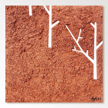 Abstract Painting "Stromy v Púšti”