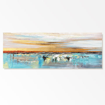 Abstract Painting "Sunset Reflections"