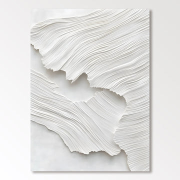 Abstract Painting "Textura Blanca”