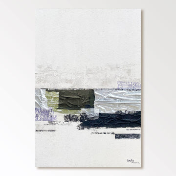Abstrakt maleri "Texturas Sobrepuestas"