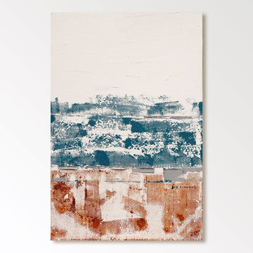Abstract Painting "Tiempo y Huellas”