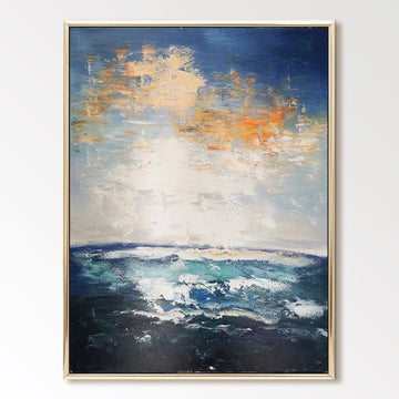Abstrakt maleri "Tonn Solais"