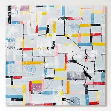 Abstrakt maleri "Urban Symfoni"