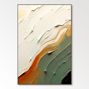 Abstract Plaster Painting "Aether"