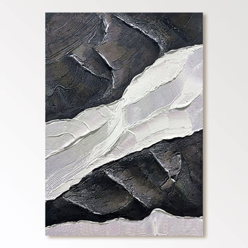Abstract Plaster Painting "Echo"