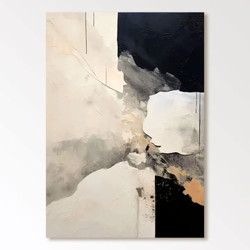 Abstrakt gipsmaleri "Mirage"