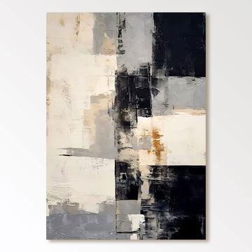 Abstrakt gipsmaleri "Vortex"