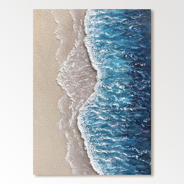 Abstract Textured Painting "Ocean's Caress"
