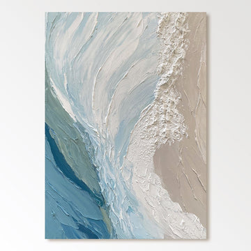 Abstract Textured Painting "Pause"