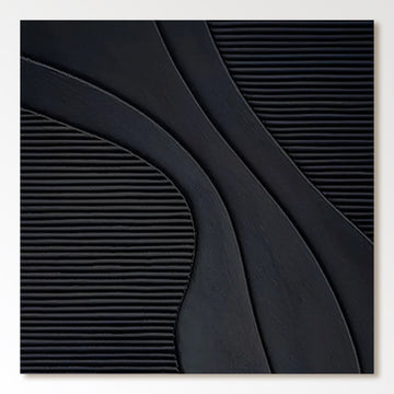 Minimalist Painting "Émeraude Sombre“