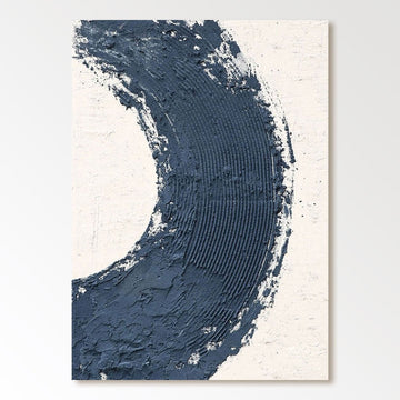 Minimalist Textured Painting "Abyss"