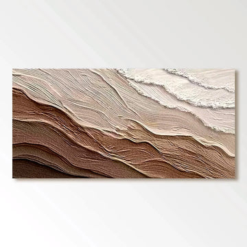 Plaster Painting "Desert Mirage"