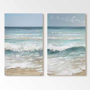 Plaster Painting "Lovers' Tide"
