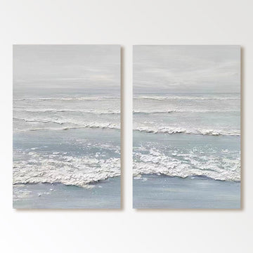 Plaster Painting "Serene Horizon"