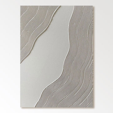 Plaster Painting "Streamline"