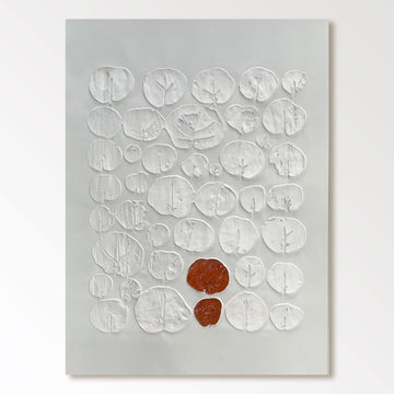 Wabi Sabi maleri "Adèle Saphir"