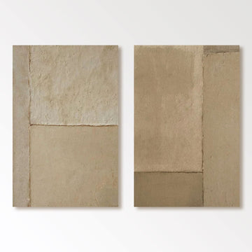 Wabi Sabi Painting "Amélie Pierre”