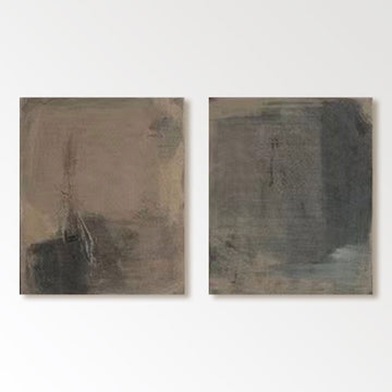 Wabi Sabi-maleriet "Ekkoer af ro"