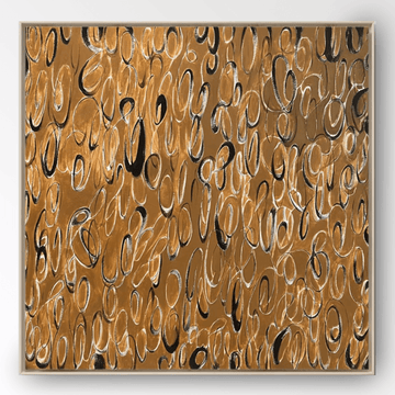 Wabi Sabi Painting "Golden Echo”