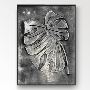 Wabi Sabi Painting "Gouden Blad“