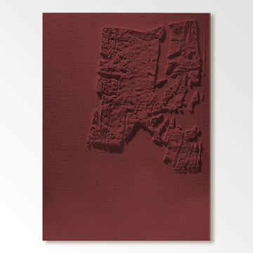Wabi Sabi Painting "Hélène Rouille”