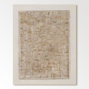 Wabi Sabi maleri "Labyrinth"