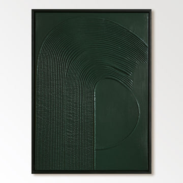 Wabi Sabi Painting "Lignes Sombres"