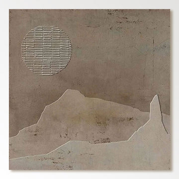 Wabi Sabi Painting "Lunaris"