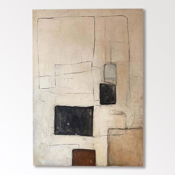 Wabi Sabi Painting "Luz Esquiva"