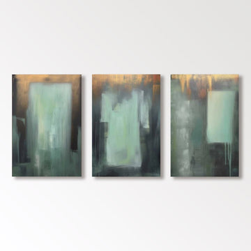 Wabi Sabi Painting "Memoria Borrosa"