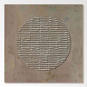 Wabi Sabi Painting "Sacred Circle"