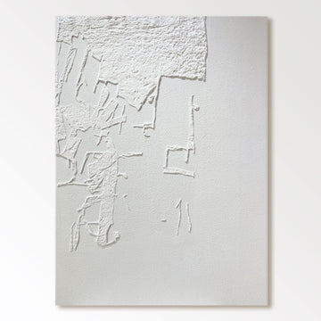 Wabi Sabi maleri "Soline Blancheur"