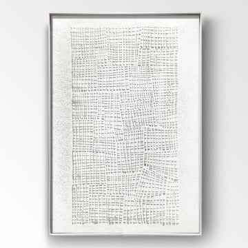Wabi Sabi Painting "Woven Snow“