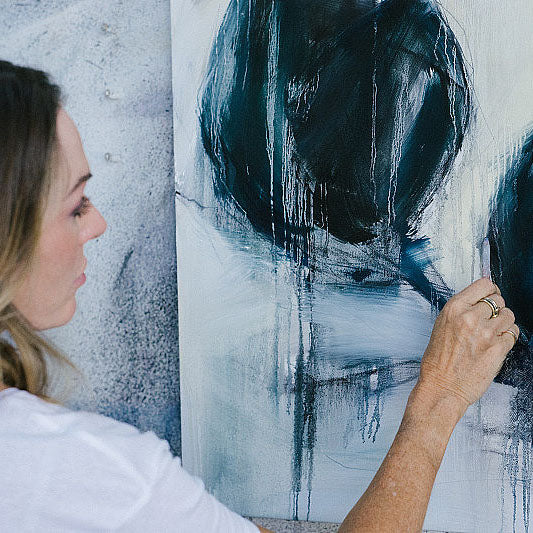 Mia Reynolds — “I don’t paint flaws. I paint the passage of time.”