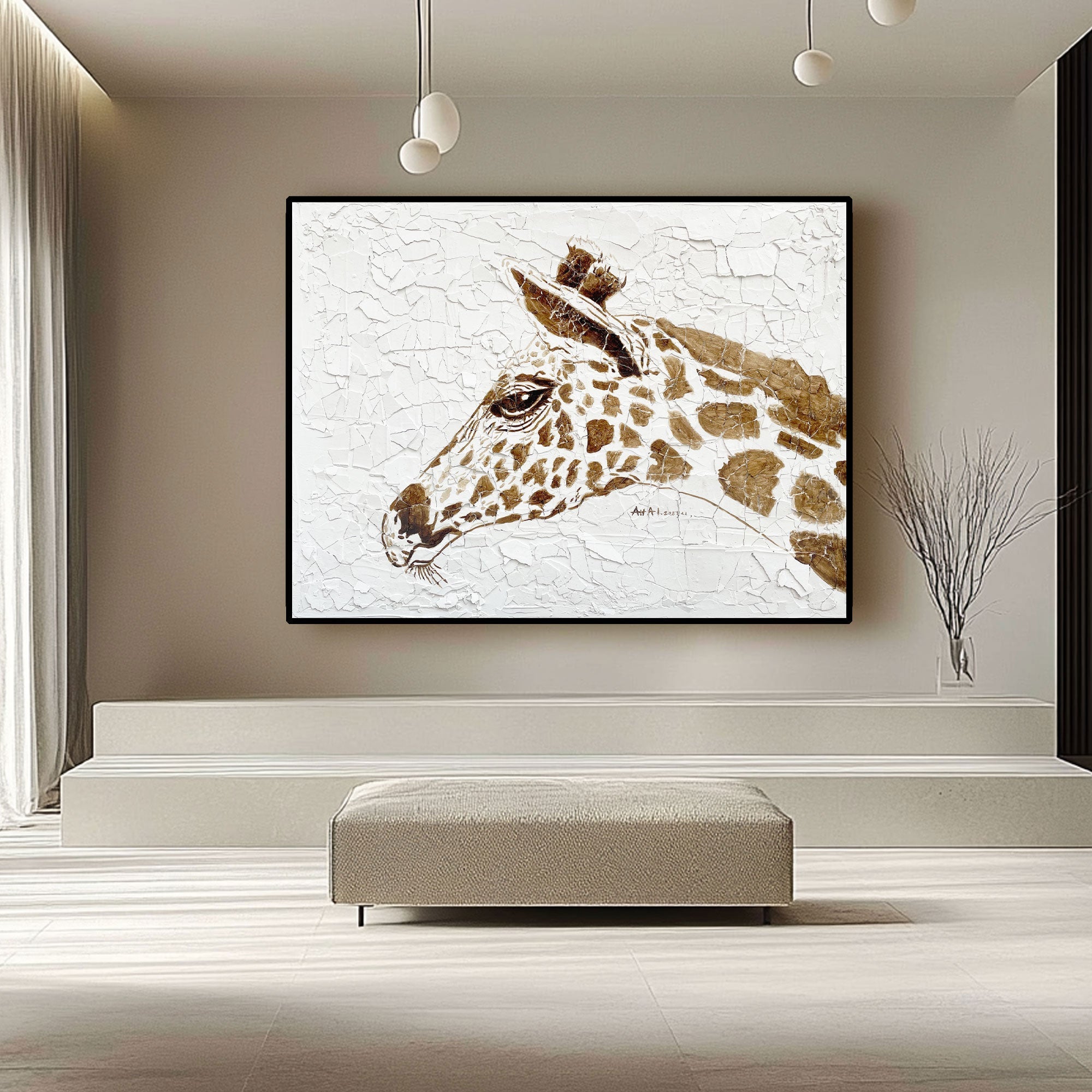 Abstract Painting "Distinção"