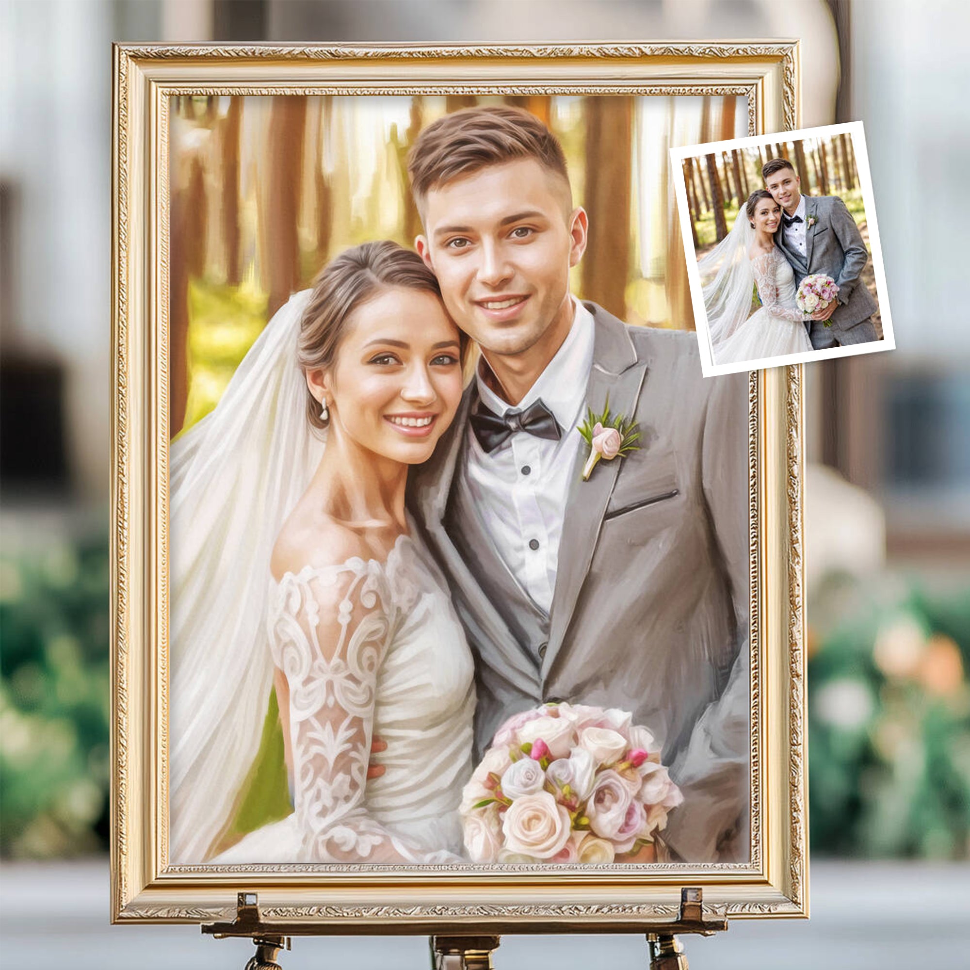 Custom Oil Painting Portraits from Your Photos - Family & Pets