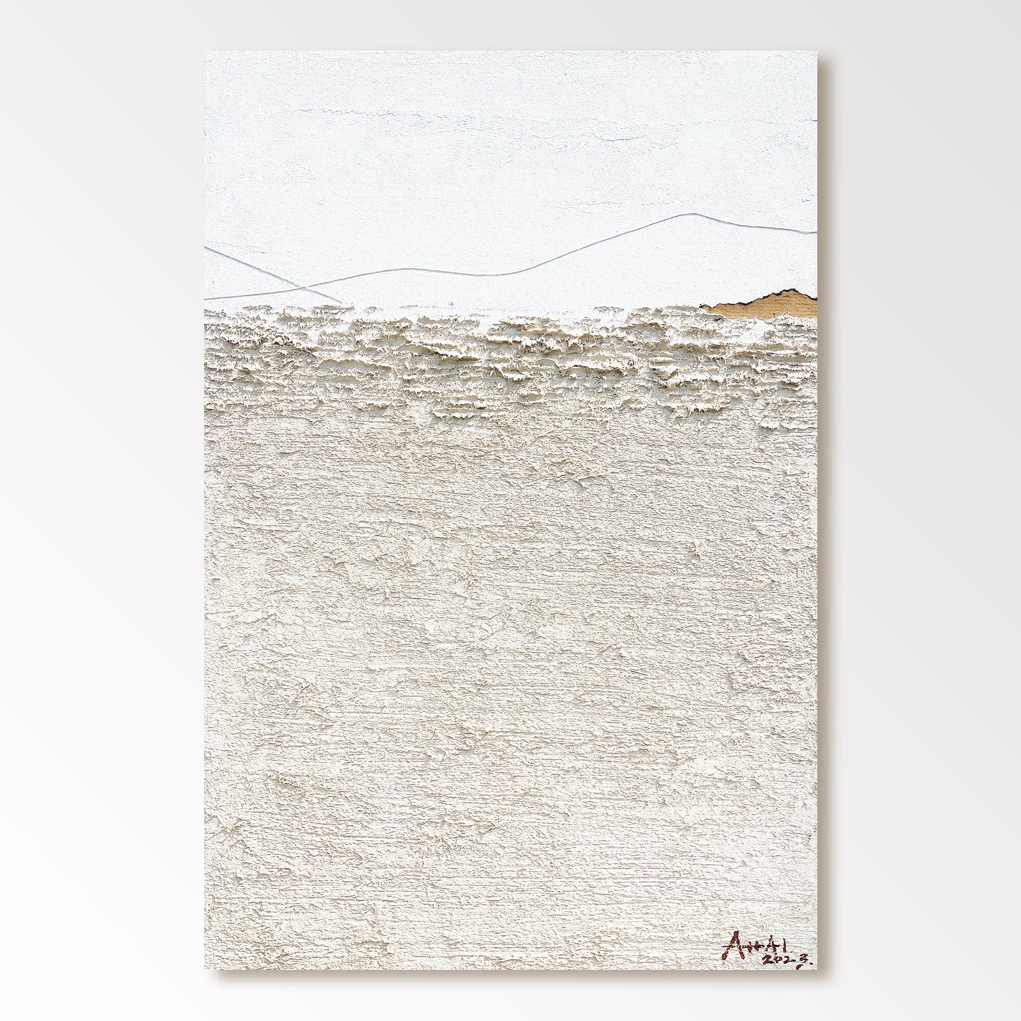 Abstract Painting "Krajina Vln”