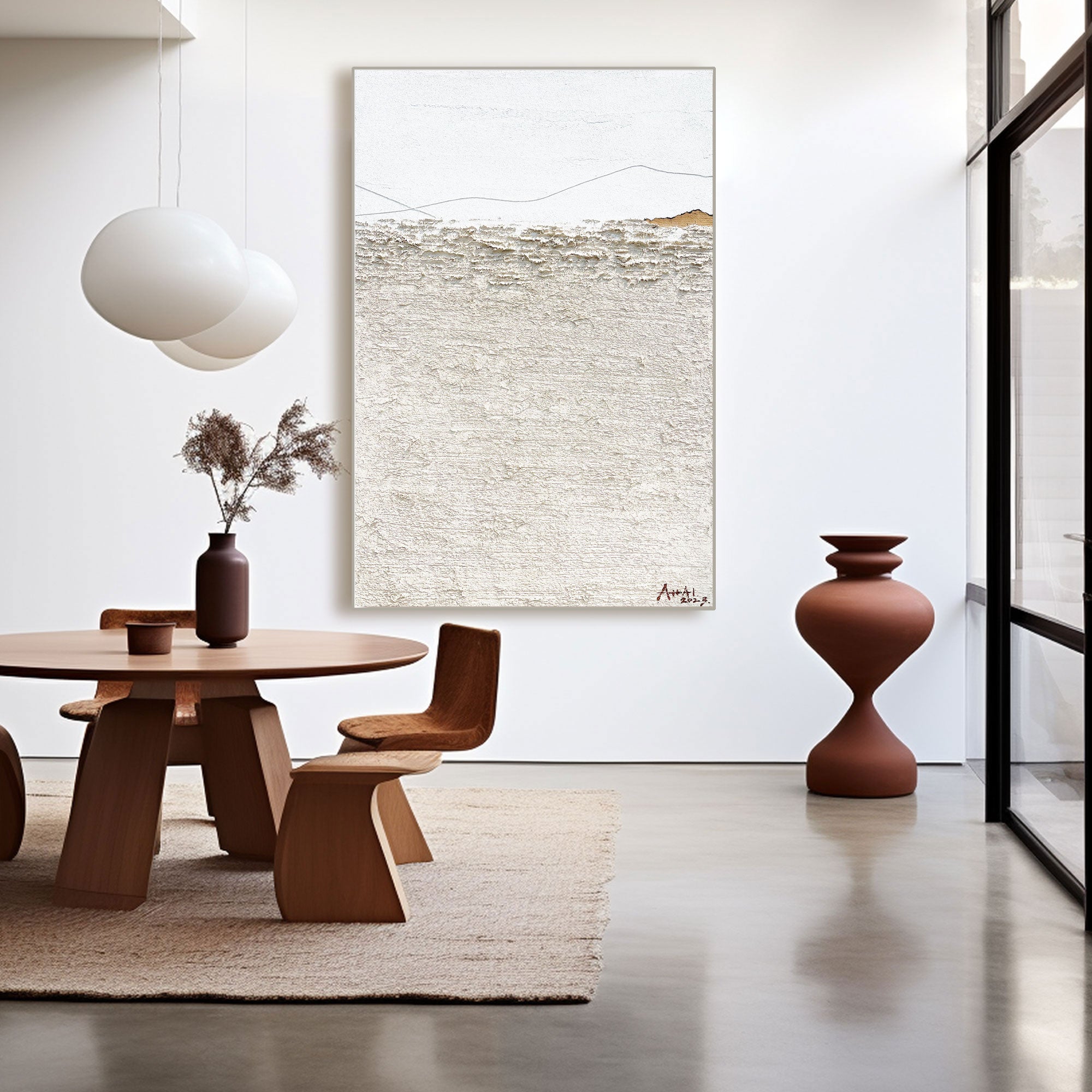 Abstract Painting "Krajina Vln”