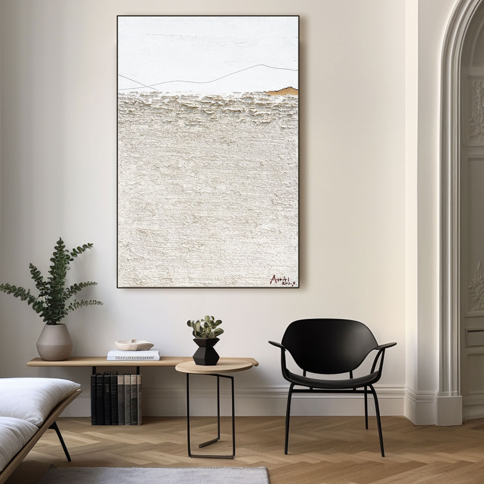 Abstract Painting "Krajina Vln”