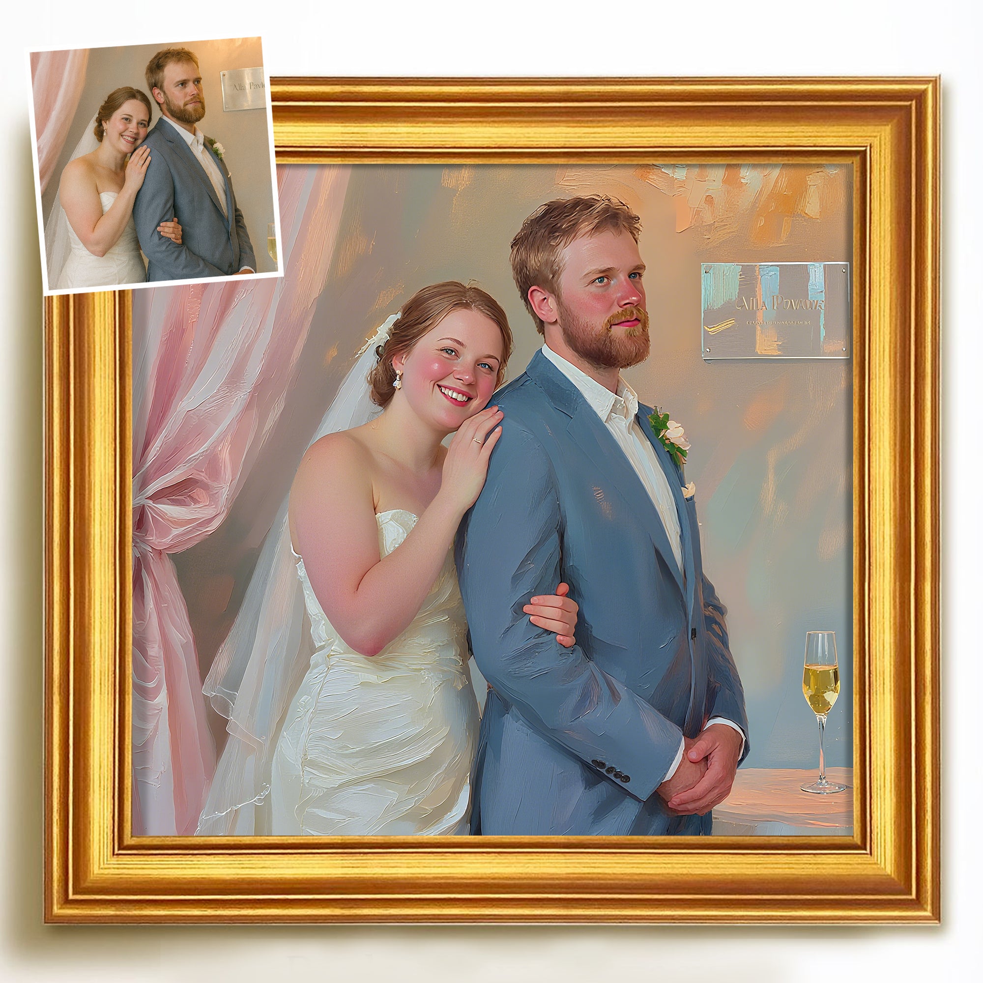 Custom Oil Painting Portraits from Your Photos - Family & Pets