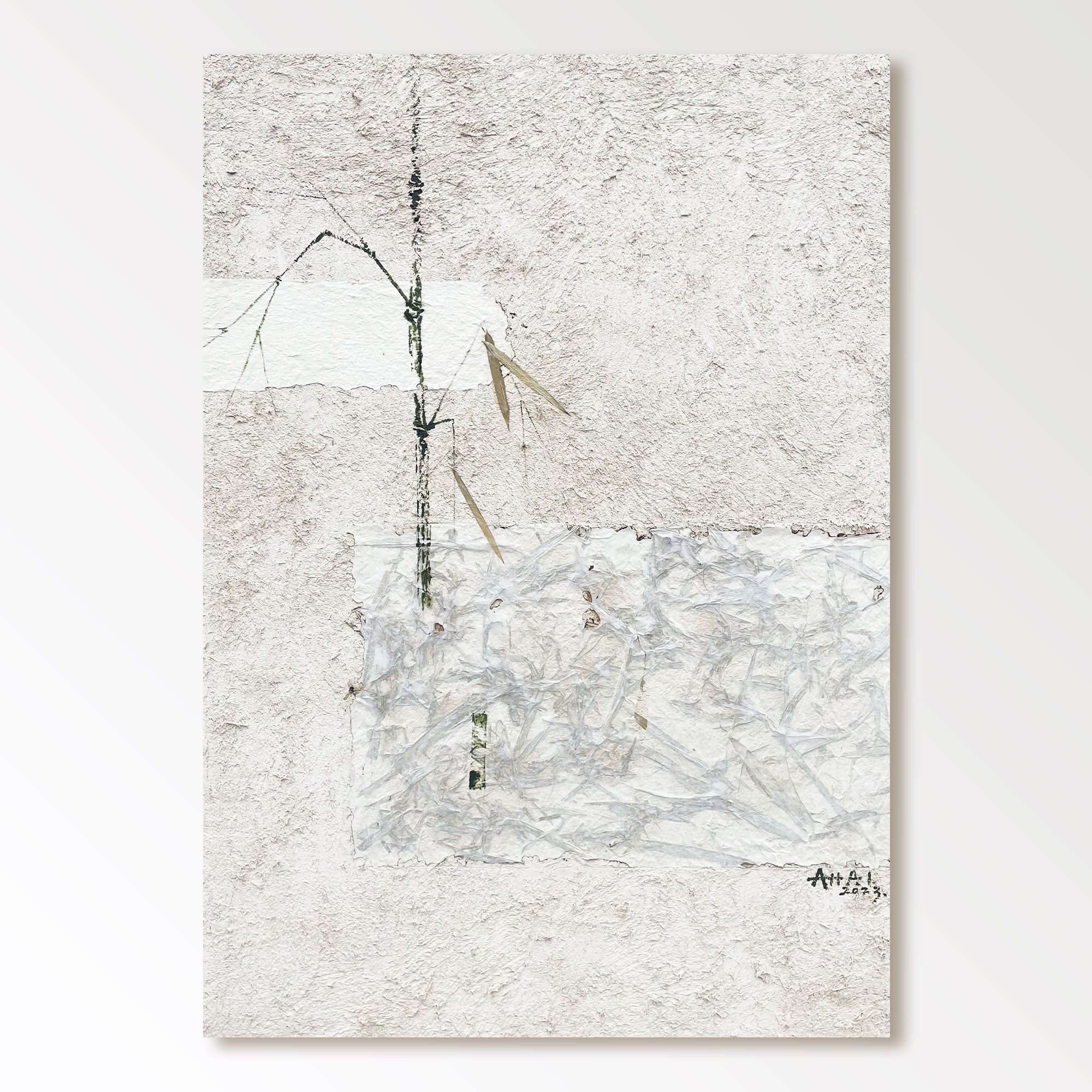 Abstract Painting "Bambusová Rozhodnutí”