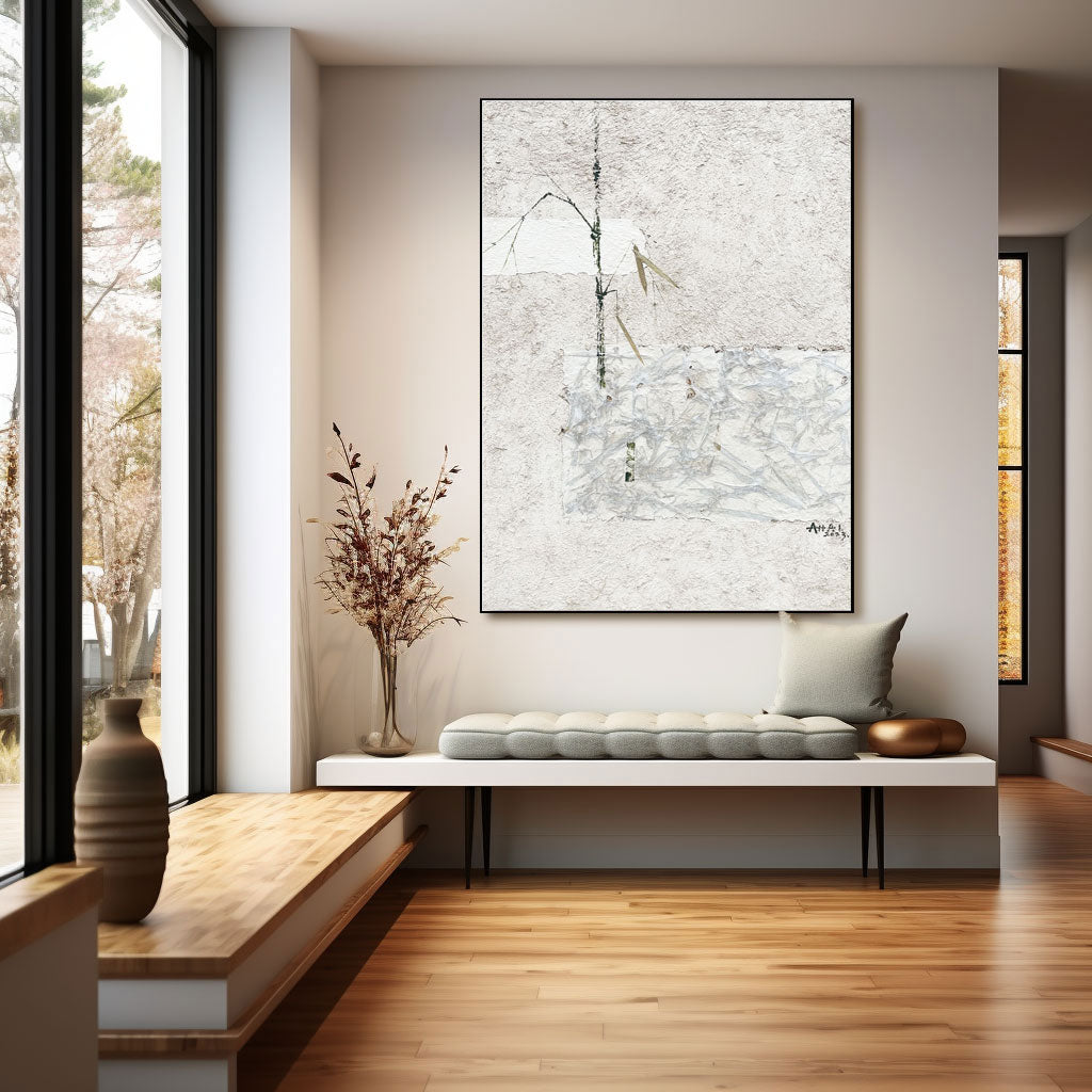 Abstract Painting "Bambusová Rozhodnutí”