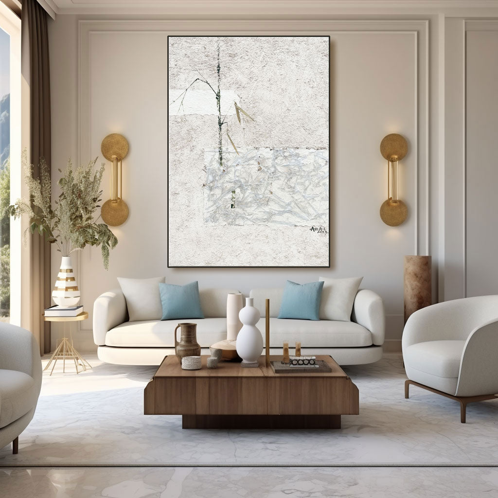 Abstract Painting "Bambusová Rozhodnutí”