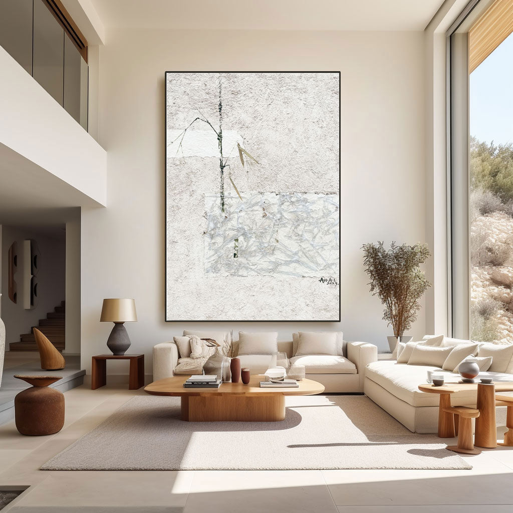 Abstract Painting "Bambusová Rozhodnutí”