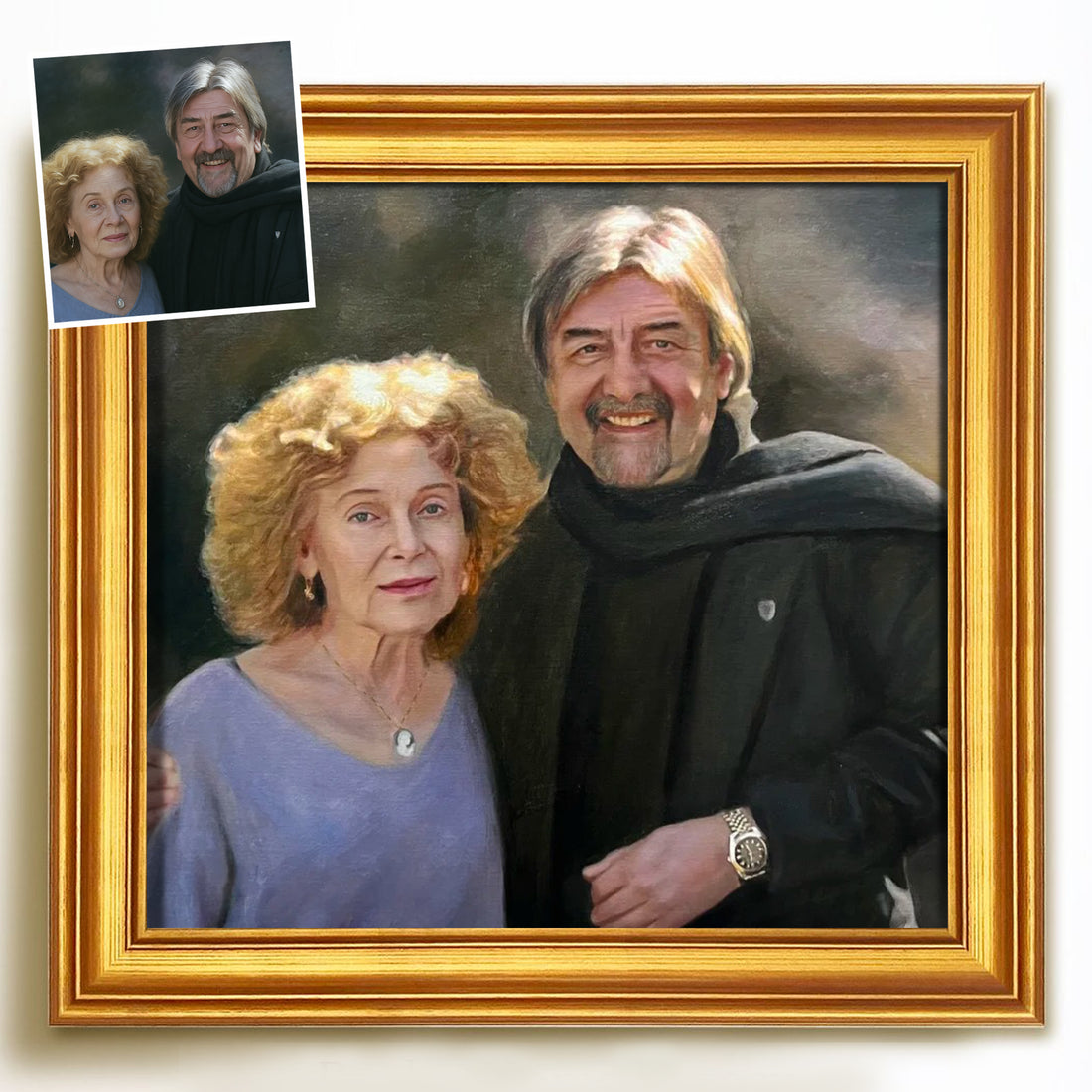 Custom Oil Painting Portraits from Your Photos - Family & Pets