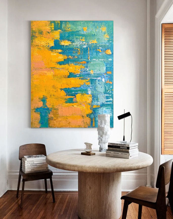 Abstrakt lærredskunst #AB074