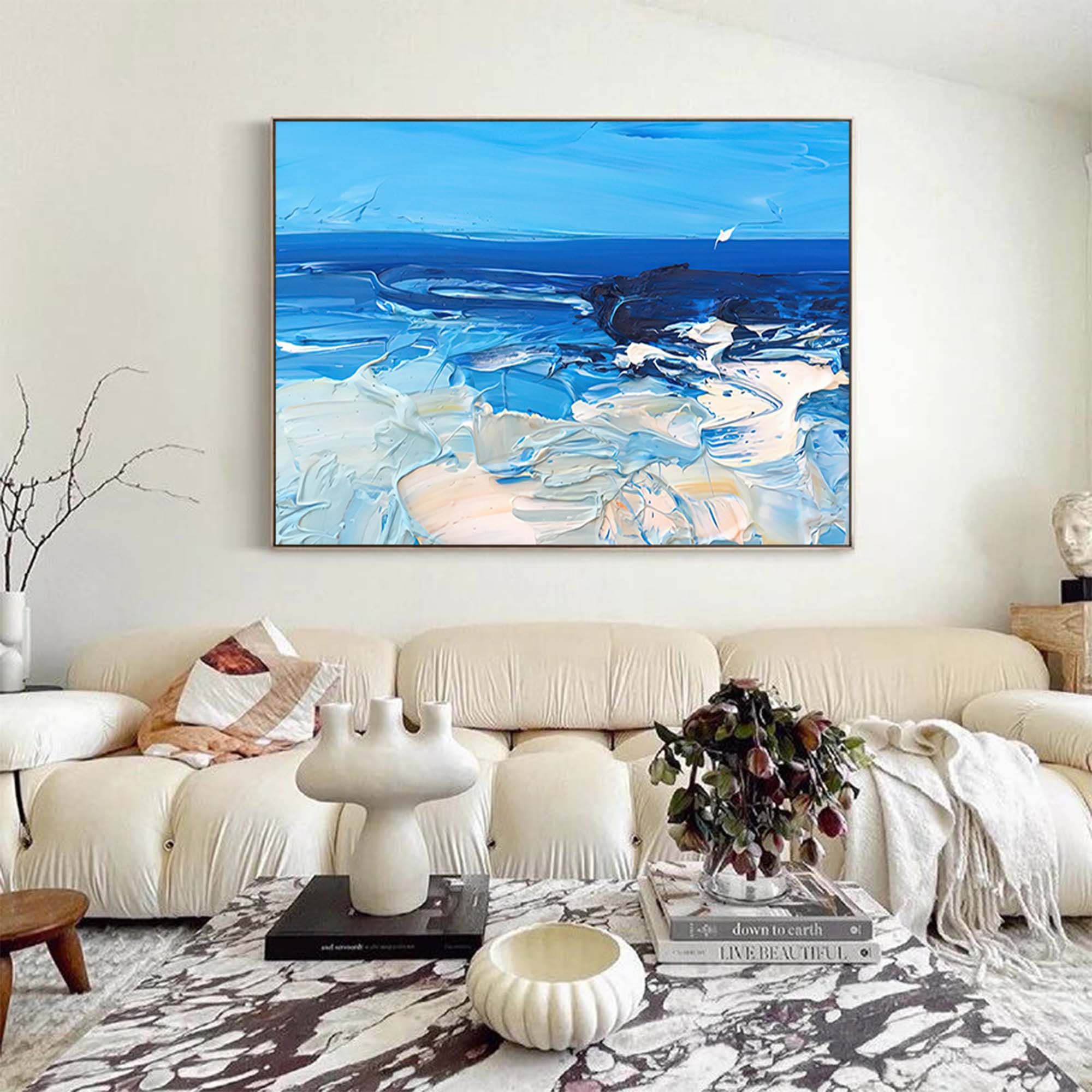 Strand &amp; Hav Lærredskunst #BE009